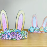 Easter Craft: Make A Bunny Crown In 5 Steps With Our Free Printable With Free Printable Easter Craft Template