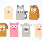 Easy Dog Finger Puppet [Free Pattern] | Fun Cloth Crafts   Felt Pertaining To Free Printable Felt Finger Puppet Template