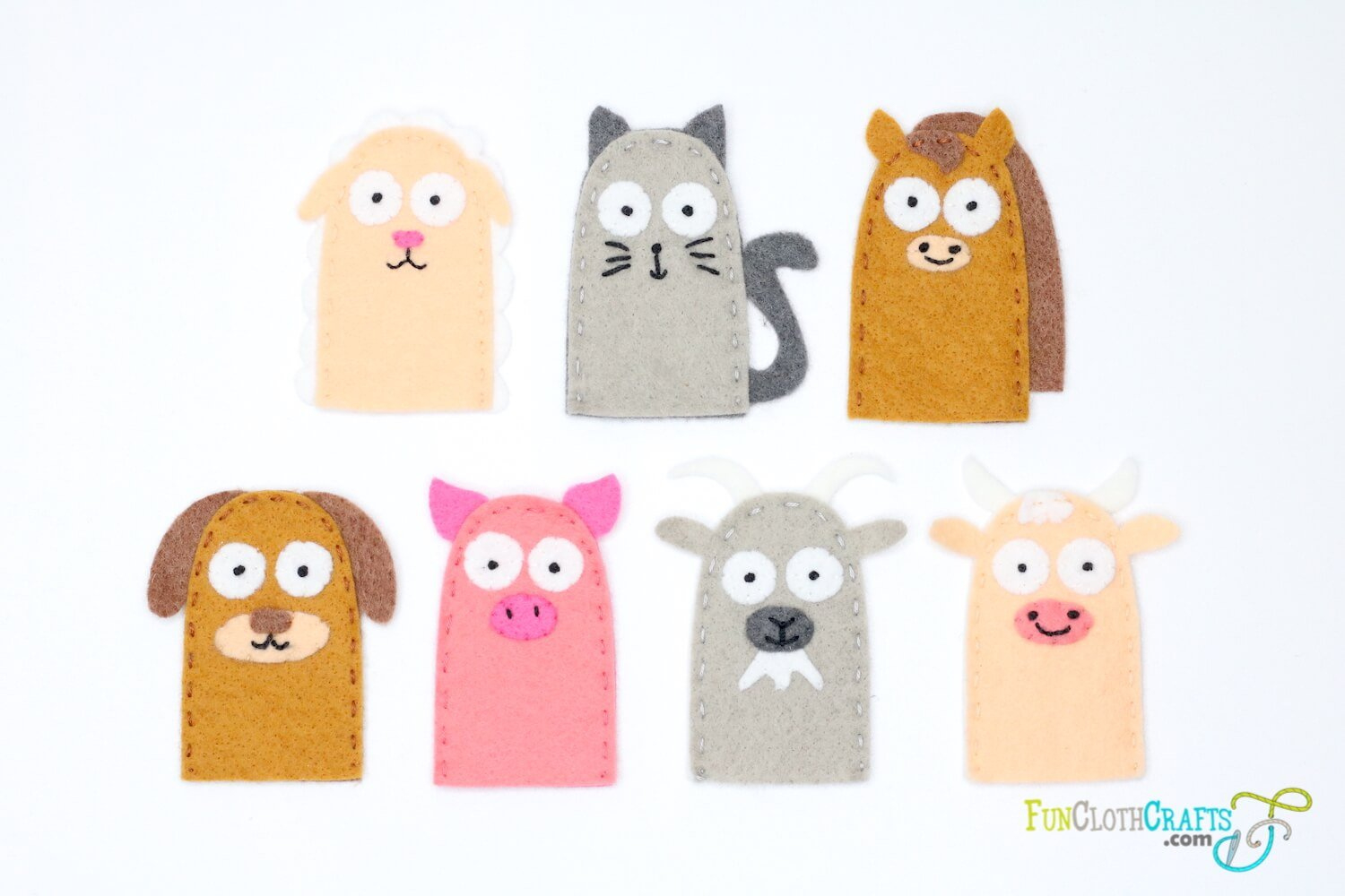 Easy Dog Finger Puppet [Free Pattern] | Fun Cloth Crafts - Felt pertaining to Free Printable Felt Finger Puppet Template