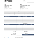 Easy To Use Free Printable Invoice Templates | Monday Blog In Free Printable Business Invoice Template