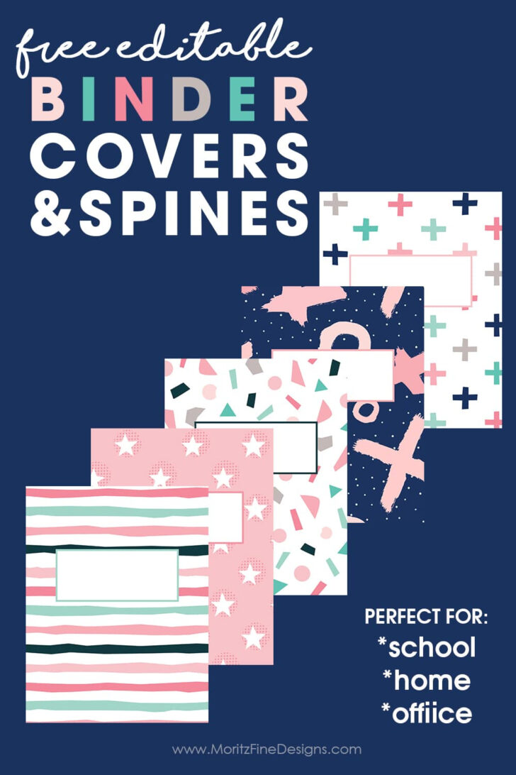 Free Printable Binder Spine Template