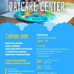 Editable Daycare Flyer Templates Online Intended For Free Printable Daycare Flyer Template