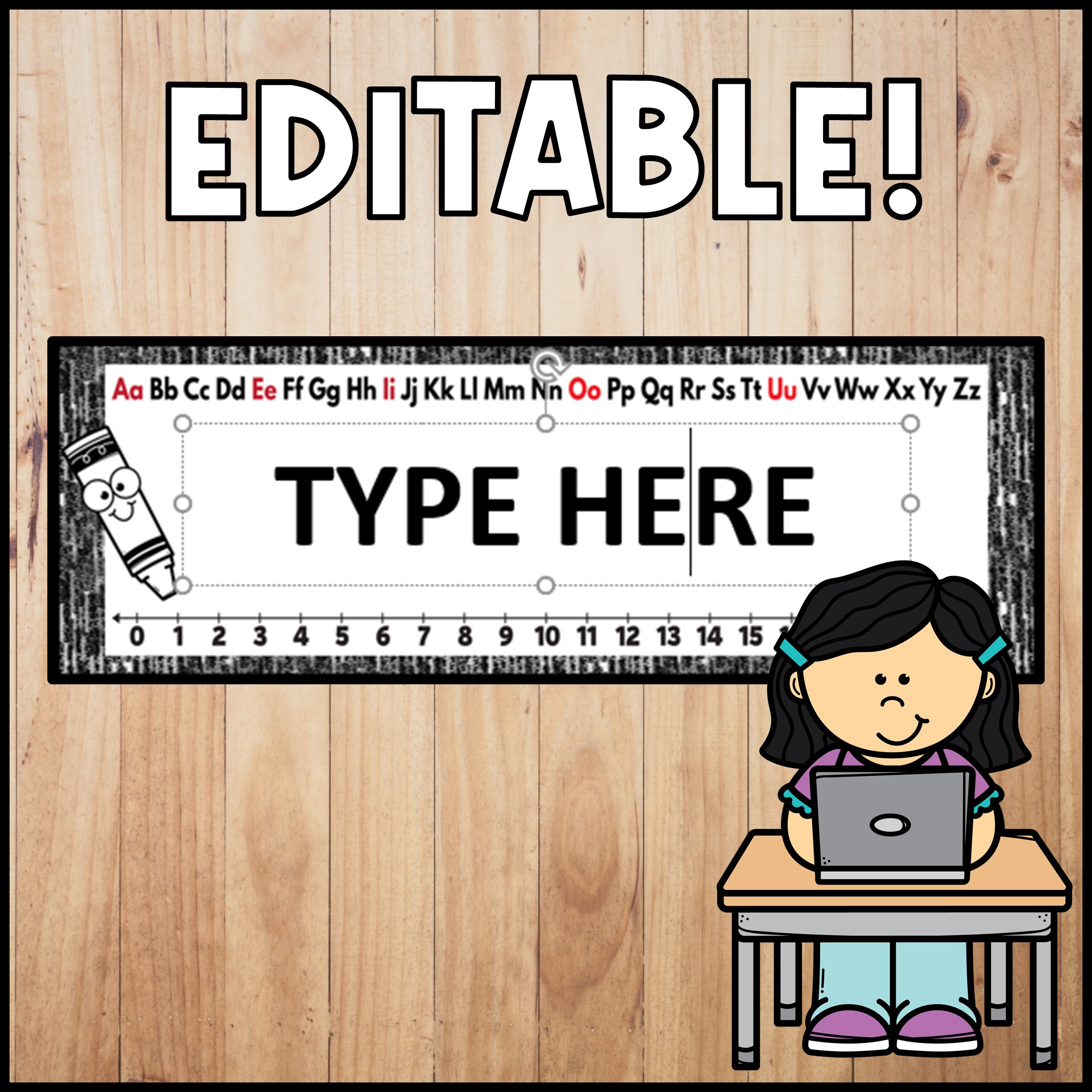 Editable Desk Name Plates | Free Crayon Theme | Teaching Resources with regard to Free Printable Desk Name Plate Template