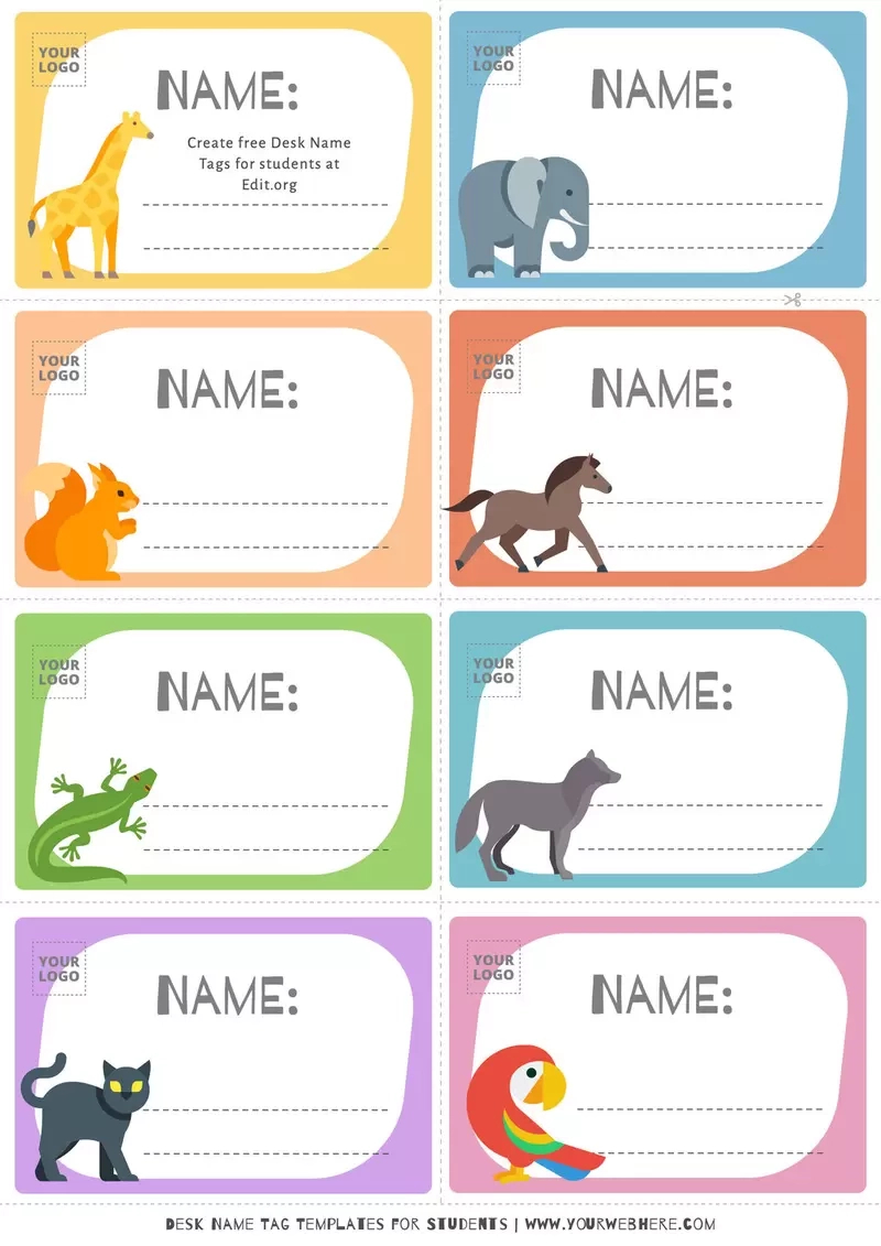 Editable Desk Name Tags For Students intended for Free Printable Desk Name Tag Template