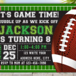 Editable Football Invitations Instant Download | Bobotemp Intended For Free Printable Football Invitation Template