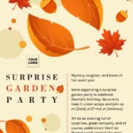 Editable Garden Party Invitation Templates Within Free Printable Garden Party Invitation Template