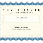 Editable, Printable, Certificates, Certificate Of Awesomeness Regarding Free Printable Certificate Of Awesomeness Template