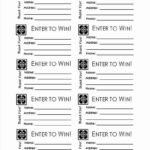 Editable Raffle Ticket Template, Printable Door Prize Entry Form Throughout Free Printable Contest Entry Form Template