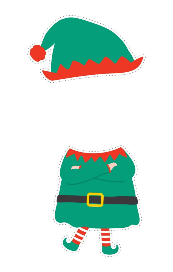 Free Printable Elf Template For Photo