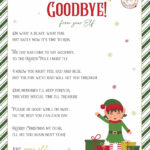 Elf On The Shelf Arrival And Goodbye Letters, Free Printable Set Intended For Free Printable Elf On The Shelf Letter Template Download