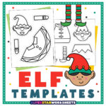 Elf Template   Superstar Worksheets Within Free Printable Elf Template For Photo