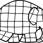 Elmer The Elephant Coloring Pages (9 Free Printables)   Coloringall Throughout Free Printable Elmer Template Printable