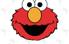 Elmo Face Svg, Png, Dxf with regard to Free Printable Elmo Face Template