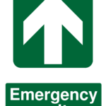 Emergency Exit Signs | Poster Template Throughout Free Printable Exit Sign Template