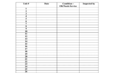 Emergency Lighting Monthly Inspection Checklist – Fill Online inside Free Printable Emergency Lighting Test Log Template