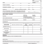 Employment Applications   Fill Online, Printable, Fillable, Blank Regarding Free Printable Application For Employment Template