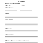 Englishlinx | Book Report Worksheets Regarding Free Printable Book Report Template 6th Grade