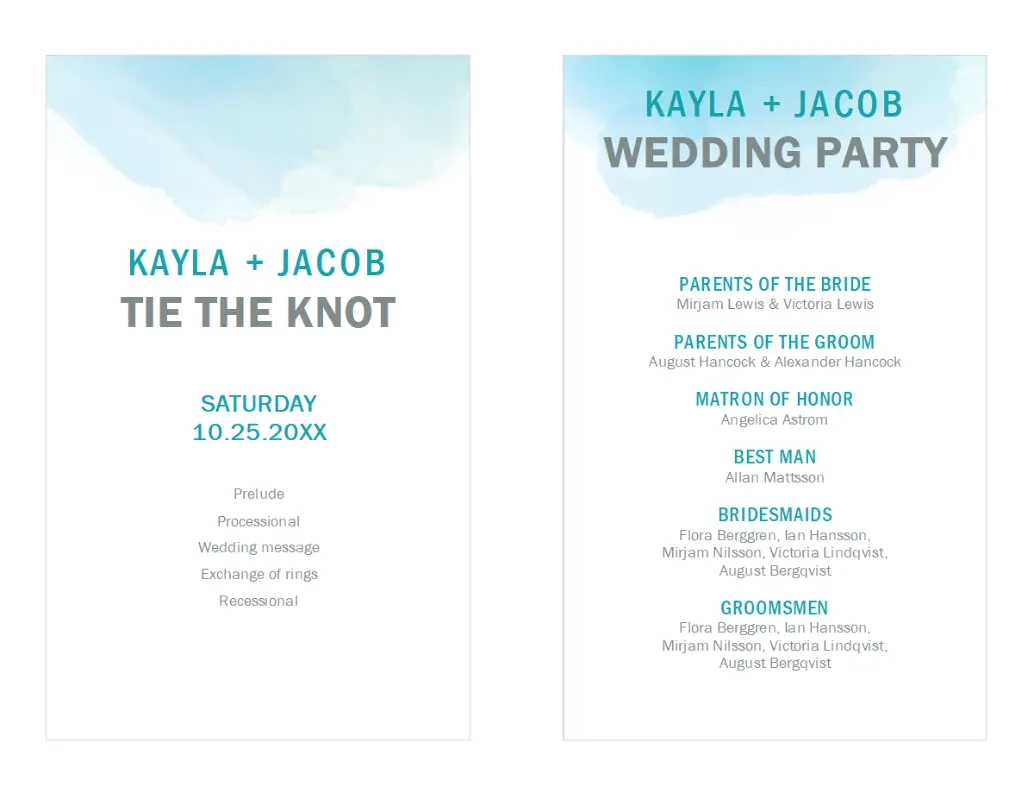Event Program Templates | Microsoft Create pertaining to Free Printable Event Program Template