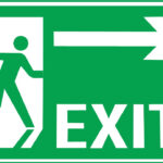 Exit Sign Powerpoint Template Intended For Free Printable Exit Sign Template