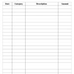 Expense Tracker Printable   26 Cute & Free Spending Logs Intended For Free Printable Expense Sheet Template