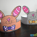 🐰 Free Printable Bunny Ears Easter Hat Template With Regard To Free Printable Easter Bunny Hat Template