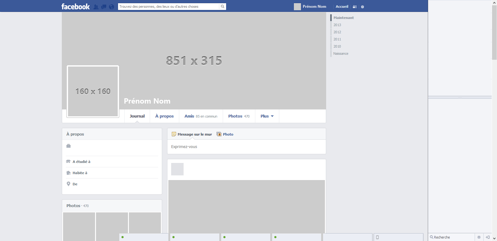 Facebook Templatenicolasmzrd On Deviantart regarding Free Printable Facebook Template For Students