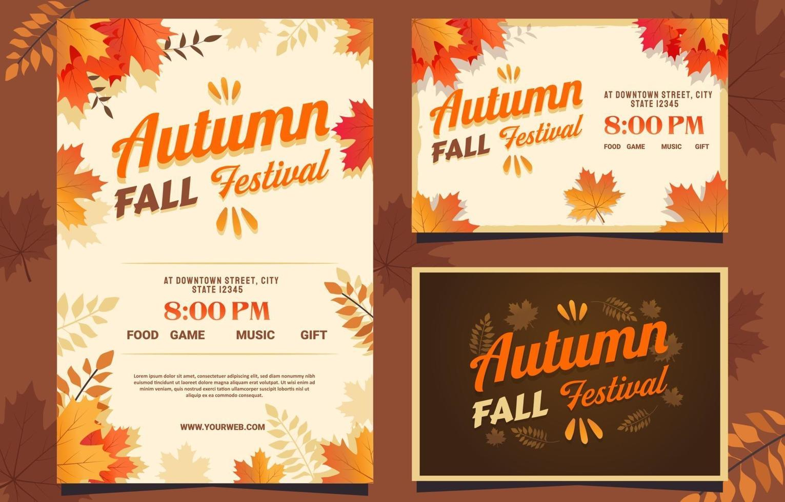 Fall Invitation Vector Art, Icons, And Graphics For Free Download pertaining to Free Printable Fall Invitation Template