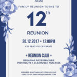 Family Reunion Invitation Template In Illustrator, Publisher, Psd With Regard To Free Printable Family Reunion Invitation Template