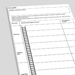 Fear Ladder Pertaining To Free Printable Fear Ladder Template