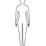 Female Body Outline | Planerium Throughout Free Printable Body Outline Template