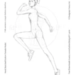 Female Fashion Croqui Templates Intended For Free Printable Fashion Croquis Template