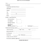 Film Agreement Form ≡ Fill Out Printable Pdf Forms Online Intended For Free Printable Actor Contract Template