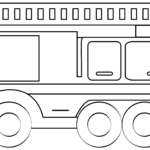 Fire Truck Printable Template | Free Printable Papercraft Templates Regarding Free Printable Fire Truck Template