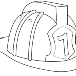 Firefighter Hat Coloring Page | Free Printable Coloring Pages Inside Free Printable Fireman Hat Template