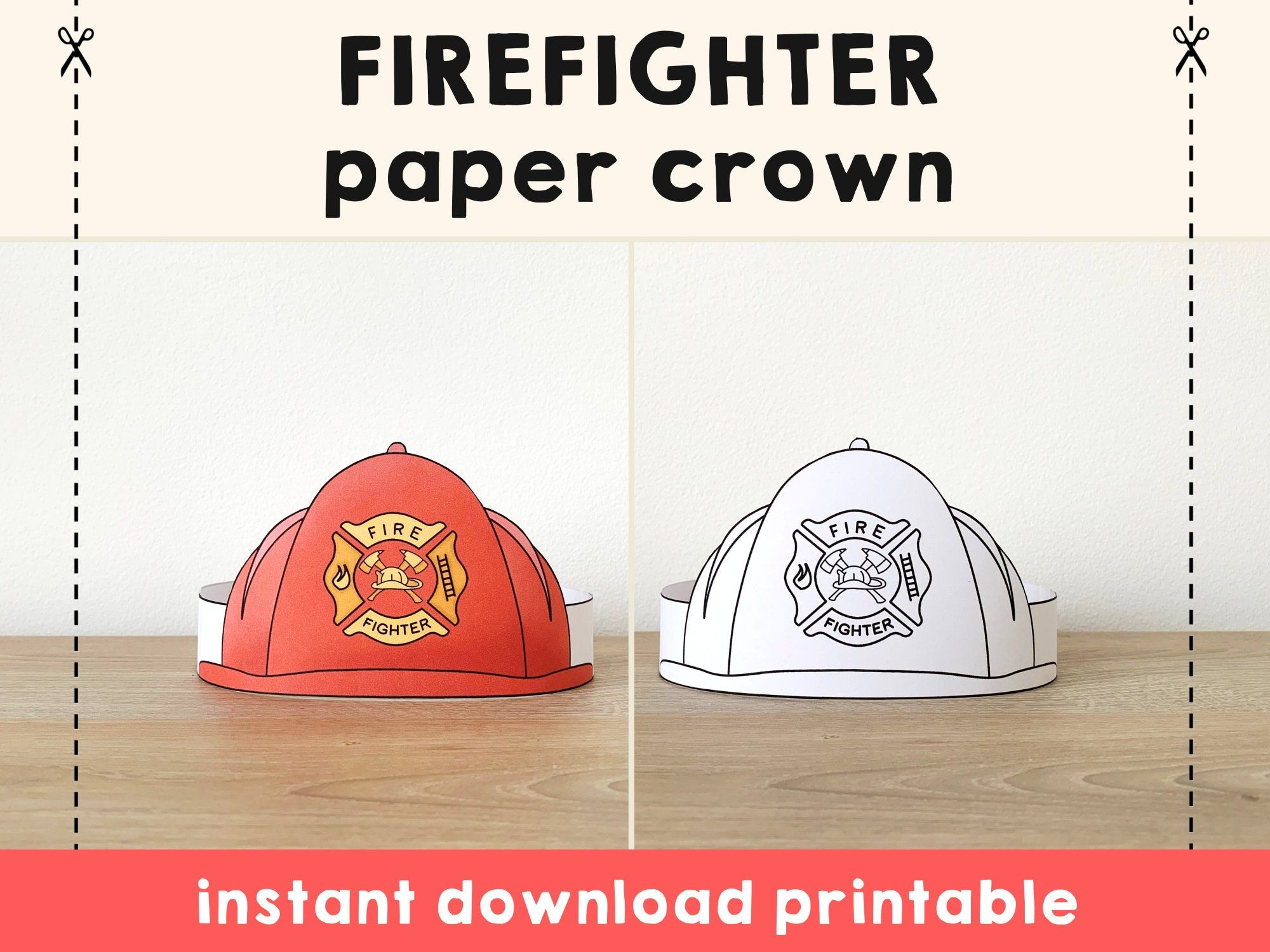 Firefighter Hat Template Free Printable - Shop On Pinterest with Free Printable Firefighter Hat Template