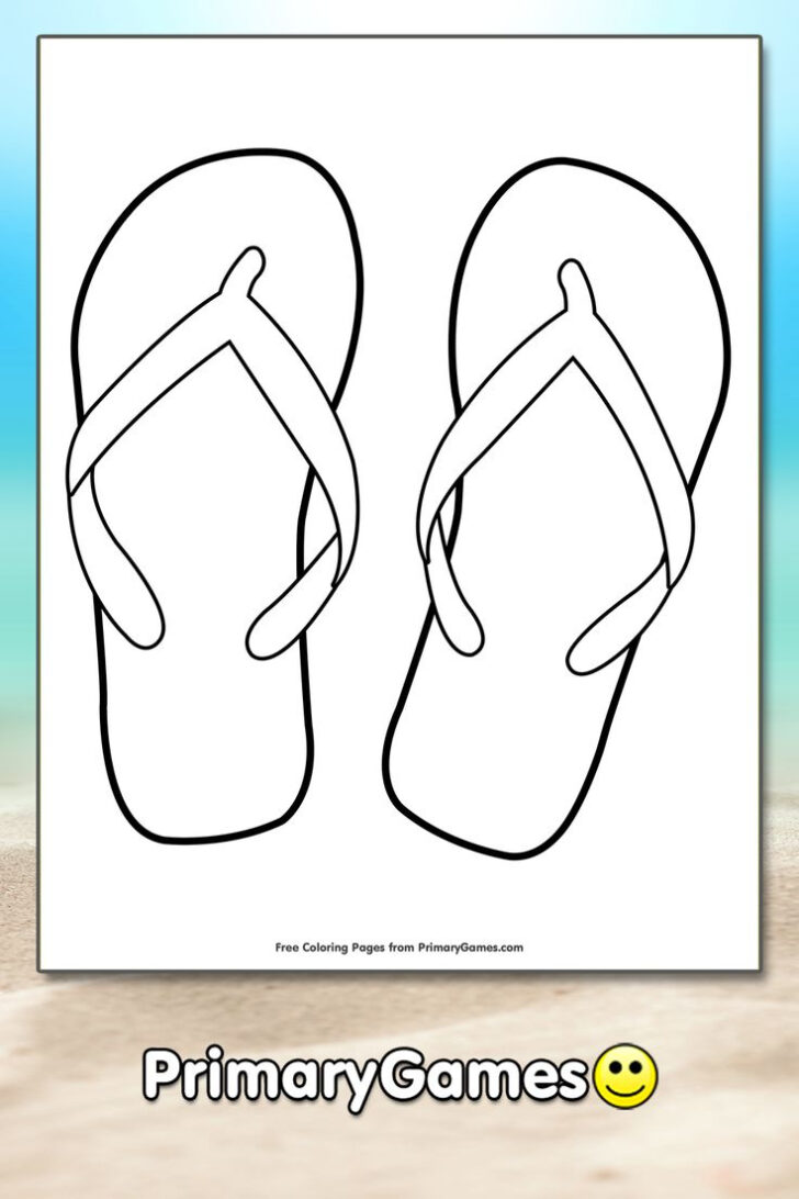 Free Printable Flip Flop Template Printable