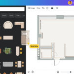Floor Plans: Create Floor Plans For Free | Canva Inside Free Printable Floor Plan Template