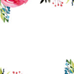Floral Invitation Template {Free Printable}   Paper Trail Design Within Free Printable Blank Invitations Template