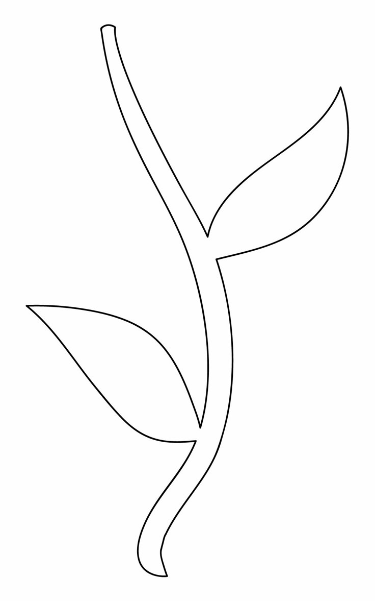 Flower Stems - 7 Free Pdf Printables | Printablee throughout Free Printable Flower Stem Template