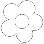 Flower Templates, Patterns, Svg Files (Printable Stencils) – Free Throughout Free Printable Flower Template Cut Out