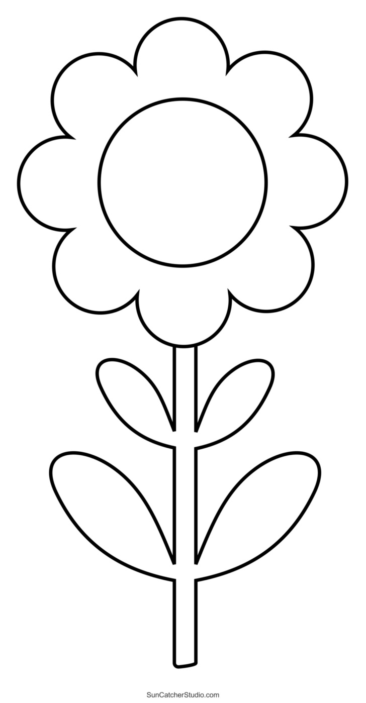 Free Printable Flower Stem Template