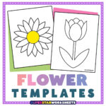 Flower Templates   Superstar Worksheets Inside Free Printable 3D Flower Template