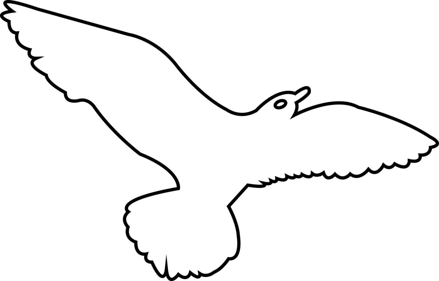 Flying Bird Outline Vector Art, Icons, And Graphics For Free Download in Free Printable Flying Bird Template