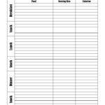 Food Diary Template | Free Printable | Track Food And Water Intake With Regard To Free Printable Food Diary Template