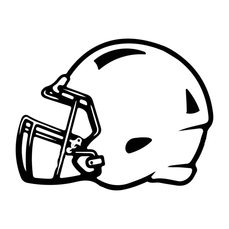 Free Printable Football Helmet Template