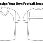 Football Jersey Template Stencils   13 Free Pdf Printables Pertaining To Free Printable Football Jersey Template