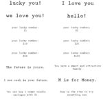 Fortune Cookie Cash Jar (With Printables To Make Your Own) Throughout Free Printable Fortune Cookie Template