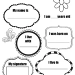 Free All About Me Poster And Workbook For Free Printable All About Me Poster Template Doc