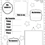 Free All About Me Poster And Workbook For Free Printable All About Me Poster Template Doc