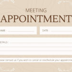 Free And Customizable Appointment Templates With Regard To Free Printable Appointment Card Template